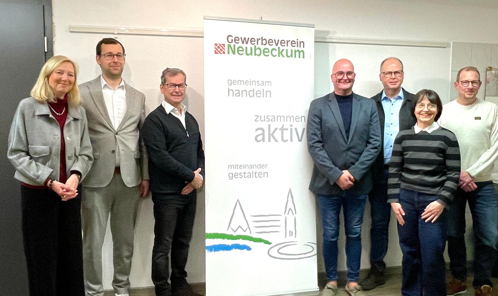 Vorstand 2026 (v. l.): Birgitta Ander, Niklas Merschbrock, Thomas Dreier, Jörn Hübner, Rainer Friedmann, Gudrun Frerich, Martin Wülfing